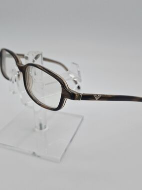 Valentino Brown Tortoiseshell Men’s Eyeglass Frames